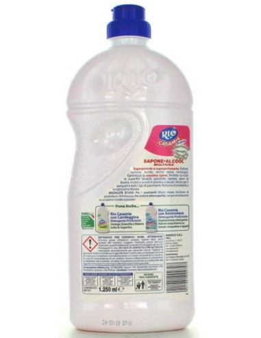 rio casamia 1250ml marsiglia - pavimenti e superfici - sapone + alcool: tuttocasashop.live: pulizia e cura della casa