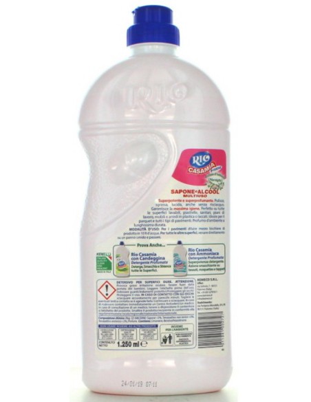rio casamia 1250ml marsiglia - pavimenti e superfici - sapone + alcool: tuttocasashop.live: pulizia e cura della casa