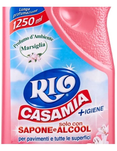 rio casamia 1250ml marsiglia - pavimenti e superfici - sapone + alcool: tuttocasashop.live: pulizia e cura della casa