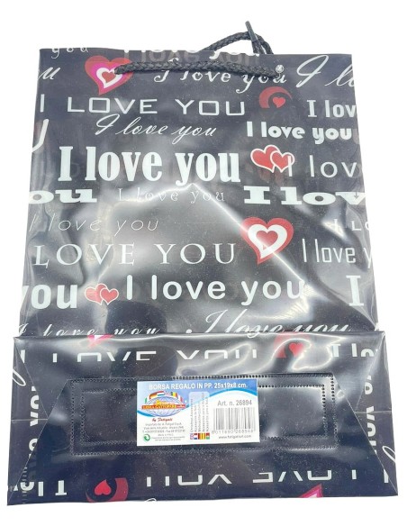 busta da regalo 25x19x8cm - decorazioni assortite: tuttocasashop.live: altro - bazar