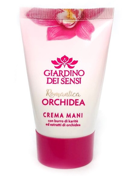 giardino dei sensi crema mani orchidea 40ml - formato viaggio - travel size: tuttocasashop.live: igiene e cura della persona