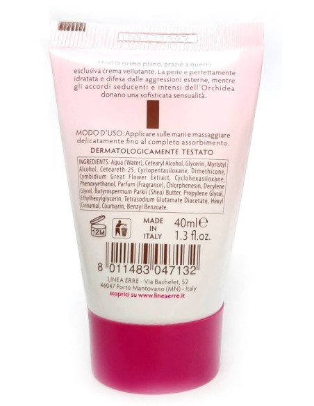 giardino dei sensi crema mani orchidea 40ml - formato viaggio - travel size: tuttocasashop.live: igiene e cura della persona