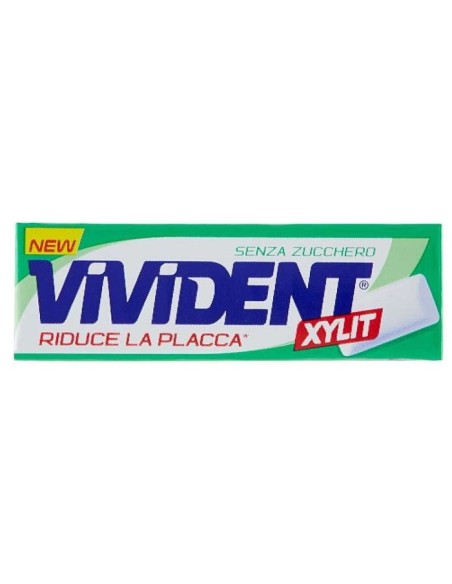 vivident xylit gomme da masticare - confetti - 13.5g - green mint: tuttocasashop.live: igiene e cura della persona
