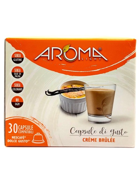 aroma light 30 capsule di gusto - creme brulee - nescafe' dolce gusto: tuttocasashop.live: altro - bazar