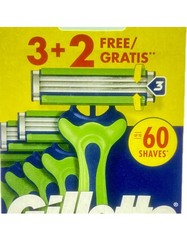 gillette sensor3 rasoi radi e getta trilama - 5 pezzi - sensitive: tuttocasashop.live: igiene e cura della persona