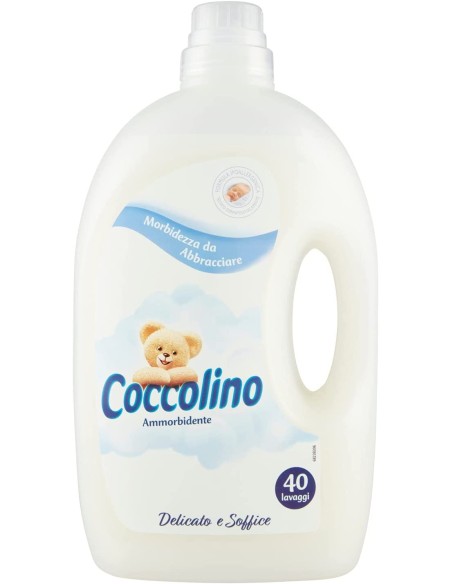 coccolino ammorbidente - 3 litri - 40 lavaggi - delicato e soffice: tuttocasashop.live: prodotti per bucato e tessuti