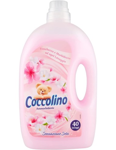 coccolino ammorbidente - 3 litri - 40 lavaggi - sensazione seta: tuttocasashop.live: prodotti per bucato e tessuti