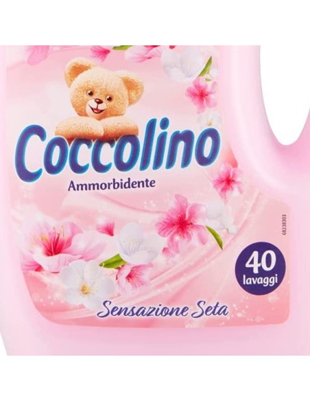 coccolino ammorbidente - 3 litri - 40 lavaggi - sensazione seta: tuttocasashop.live: prodotti per bucato e tessuti