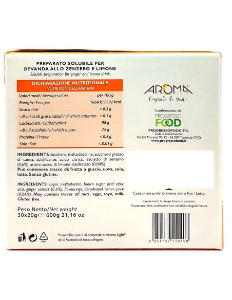 aroma light 30 capsule di gusto - zenzero e limone - nescafe' dolce gusto: tuttocasashop.live: altro - bazar