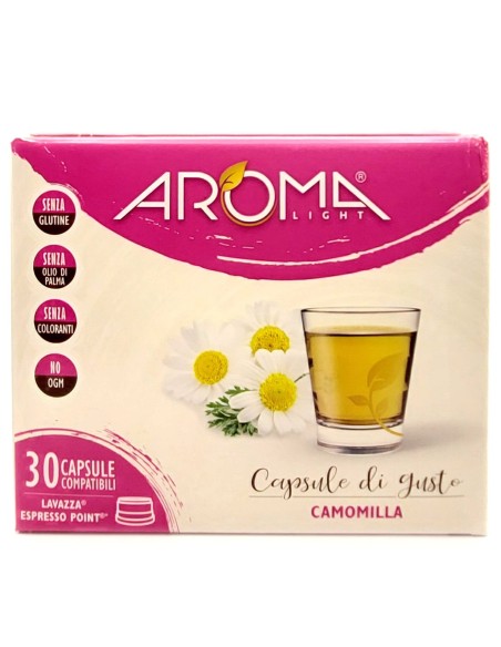 aroma light 30 capsule di gusto - camomilla - compatibili espresso point: tuttocasashop.live: altro - bazar