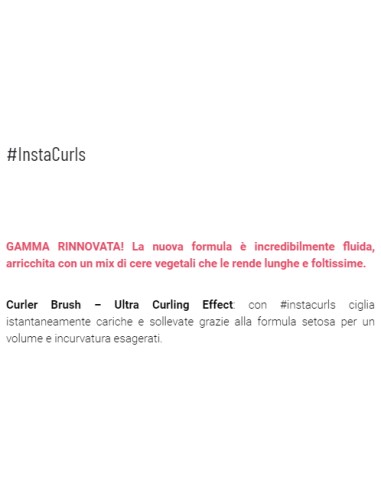 astra instacurls mascara volume e incurvatura esagerati - 01 nero: tuttocasashop.live: igiene e cura della persona