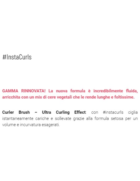 astra instacurls mascara volume e incurvatura esagerati - 01 nero: tuttocasashop.live: igiene e cura della persona
