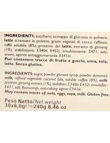 aroma light 30 capsule di gusto - ginseng - espresso point - con lattosio: tuttocasashop.live: altro - bazar