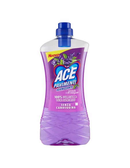 ace pavimenti igienizzante - 1 litro - lavanda e olii essenziali: tuttocasashop.live: pulizia e cura della casa