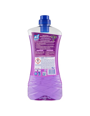 ace pavimenti igienizzante - 1 litro - lavanda e olii essenziali: tuttocasashop.live: pulizia e cura della casa