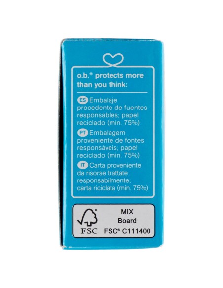 ob procomfort tamponi assorbenti interni con applicatore - 16 pezzi - mini: tuttocasashop.live: igiene e cura della persona