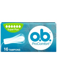 ob procomfort tamponi assorbenti interni applicatore - 16 pezzi - super plus: tuttocasashop.live: igiene e cura della persona