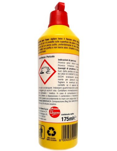 orol lucido per tutti i tipi di metalli 175ml in crema - alternativo a sidol: tuttocasashop.live: pulizia e cura della casa