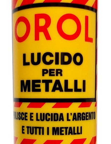orol lucido per tutti i tipi di metalli 175ml in crema - alternativo a sidol: tuttocasashop.live: pulizia e cura della casa