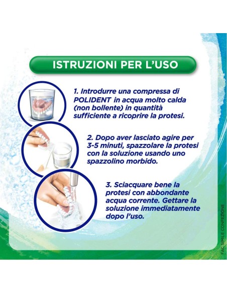 polident 36 compresse effervescenti - 3 minuti - pulizia dentiere e protesi: tuttocasashop.live: igiene e cura della persona
