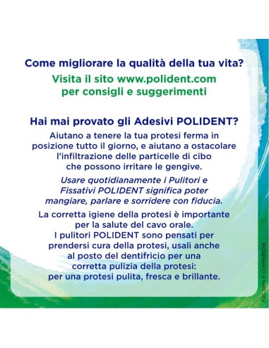 polident 36 compresse effervescenti - 3 minuti - pulizia dentiere e protesi: tuttocasashop.live: igiene e cura della persona