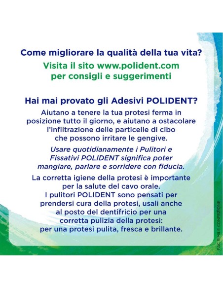 polident 36 compresse effervescenti - 3 minuti - pulizia dentiere e protesi: tuttocasashop.live: igiene e cura della persona