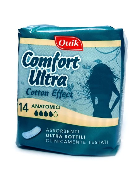 quik assorbenti ultra - 14 pezzi - anatomici: tuttocasashop.live: igiene e cura della persona