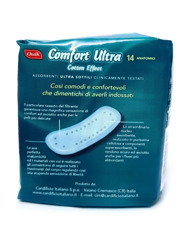 quik assorbenti ultra - 14 pezzi - anatomici: tuttocasashop.live: igiene e cura della persona