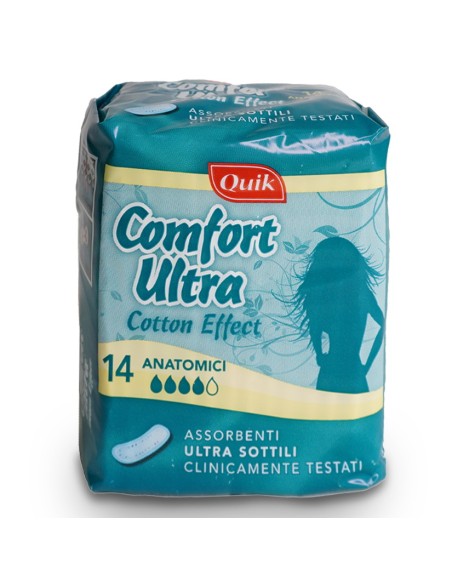 quik assorbenti ultra - 14 pezzi - anatomici: tuttocasashop.live: igiene e cura della persona