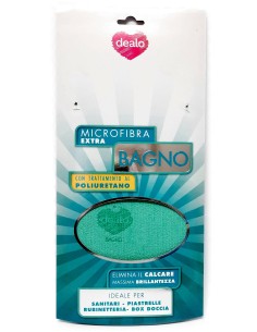 dealo panno microfibra con trattamento al poliuretano - superfici del bagno: tuttocasashop.live: pulizia e cura della casa