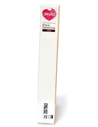 dealo strisce depilatorie pronte viso - 10 pezzi - con argan: tuttocasashop.live: igiene e cura della persona