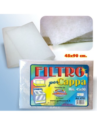 fatigati filtro universale cappa 45x90cm - per cappe di aspirazione cucina: tuttocasashop.live: altro - bazar