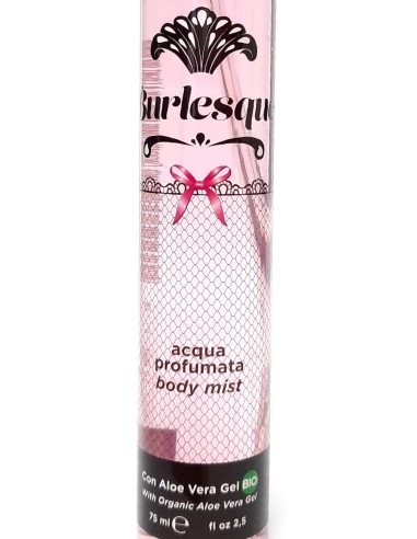 nani' acqua profumata body mist con aloe vera gel bio 75ml - burlesque: tuttocasashop.live: igiene e cura della persona