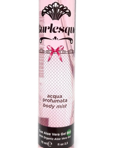 nani' acqua profumata body mist con aloe vera gel bio 75ml - burlesque: tuttocasashop.live: igiene e cura della persona