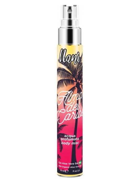 nani' acqua profumata body mist con aloe vera gel bio 75ml - alma de caribe: tuttocasashop.live: igiene e cura della persona
