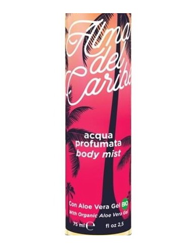 nani' acqua profumata body mist con aloe vera gel bio 75ml - alma de caribe: tuttocasashop.live: igiene e cura della persona