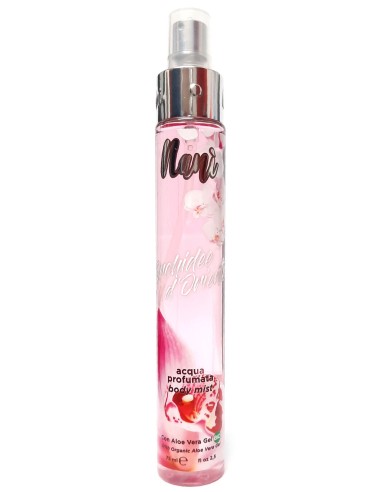 nani' acqua profumata body mist con aloe vera gel bio 75ml - orchidee orient: tuttocasashop.live: igiene e cura della persona