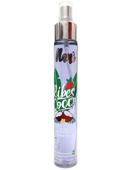 nani' acqua profumata body mist con aloe vera gel bio 75ml - ribes & cocco: tuttocasashop.live: igiene e cura della persona