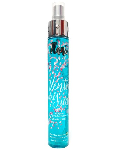 nani' acqua profumata body mist con aloe vera gel bio 75ml - vento del sud: tuttocasashop.live: igiene e cura della persona