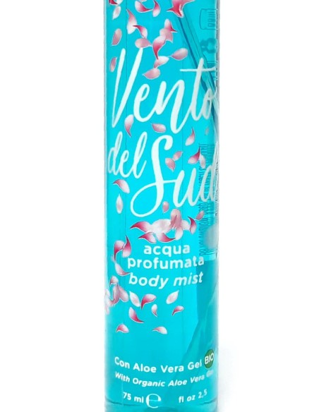 nani' acqua profumata body mist con aloe vera gel bio 75ml - vento del sud: tuttocasashop.live: igiene e cura della persona