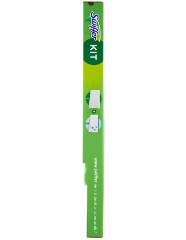swiffer kit sistema completo - scopa + 8 panni catturapolvere + 3 umidific.: tuttocasashop.live: pulizia e cura della casa