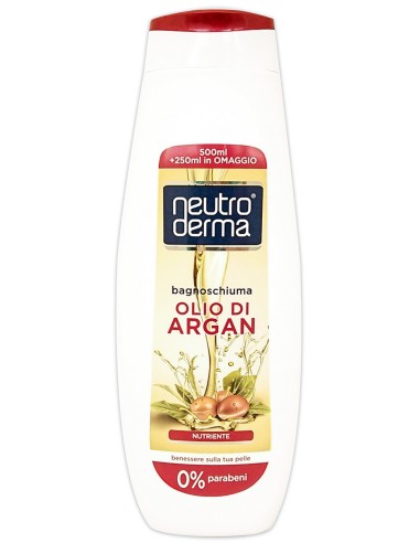 neutroderma bagnoschiuma - 750ml - argan: tuttocasashop.live: igiene e cura della persona