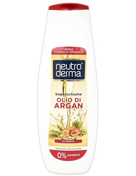 neutroderma bagnoschiuma - 750ml - argan: tuttocasashop.live: igiene e cura della persona
