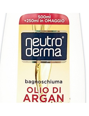 neutroderma bagnoschiuma - 750ml - argan: tuttocasashop.live: igiene e cura della persona