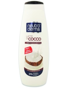 neutroderma bagnoschiuma - 750ml - latte di cocco: tuttocasashop.live: igiene e cura della persona