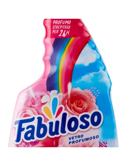 fabuloso vetri profumoso spray 600ml - freschezza di rosa - vetri e specchi: tuttocasashop.live: pulizia e cura della casa