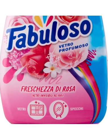 fabuloso vetri profumoso spray 600ml - freschezza di rosa - vetri e specchi: tuttocasashop.live: pulizia e cura della casa