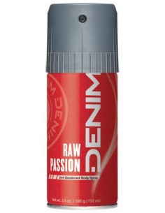 denim deodorante corpo - body spray 150ml - raw passion: tuttocasashop.live: igiene e cura della persona