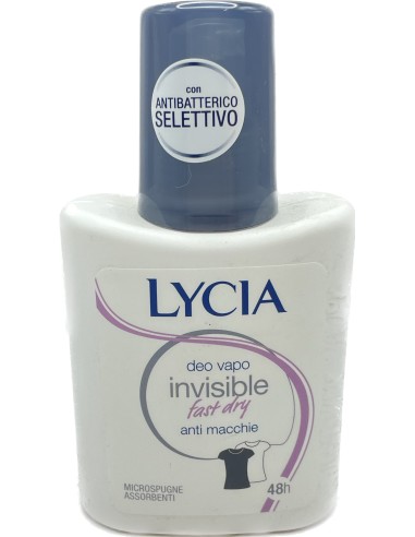 lycia deodorante vapo no-gas 75ml - invisible dry - non macchia: tuttocasashop.live: igiene e cura della persona