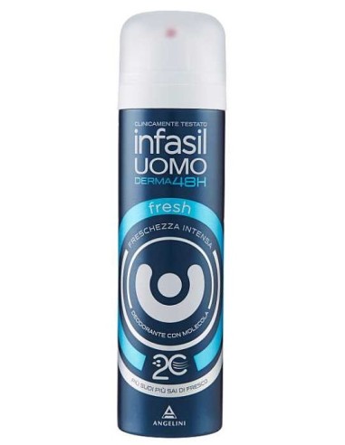 infasil deodorante spray - 150ml - men fresh: tuttocasashop.live: igiene e cura della persona